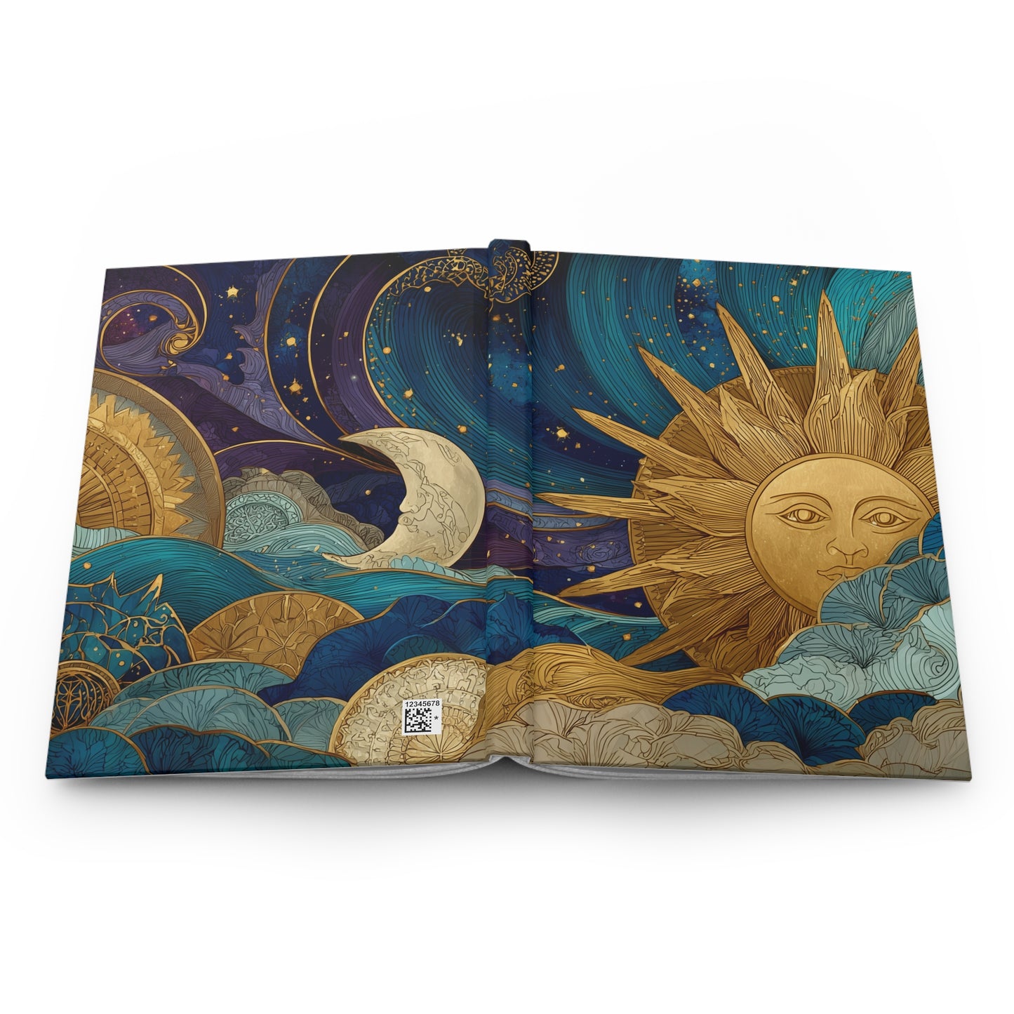 Sunrise in the Cosmos Hardcover Notebook