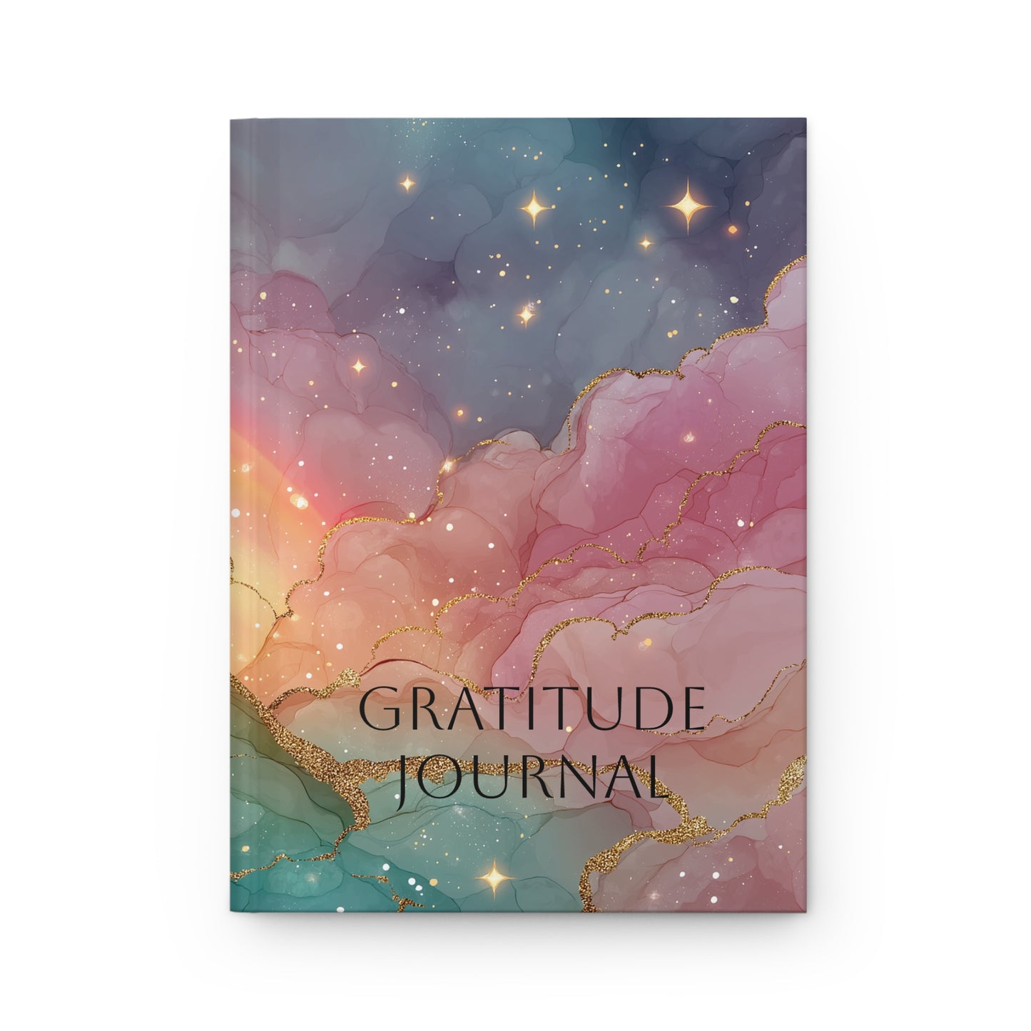 Colorful Pastel Dreams Hardcover Gratitude Notebook