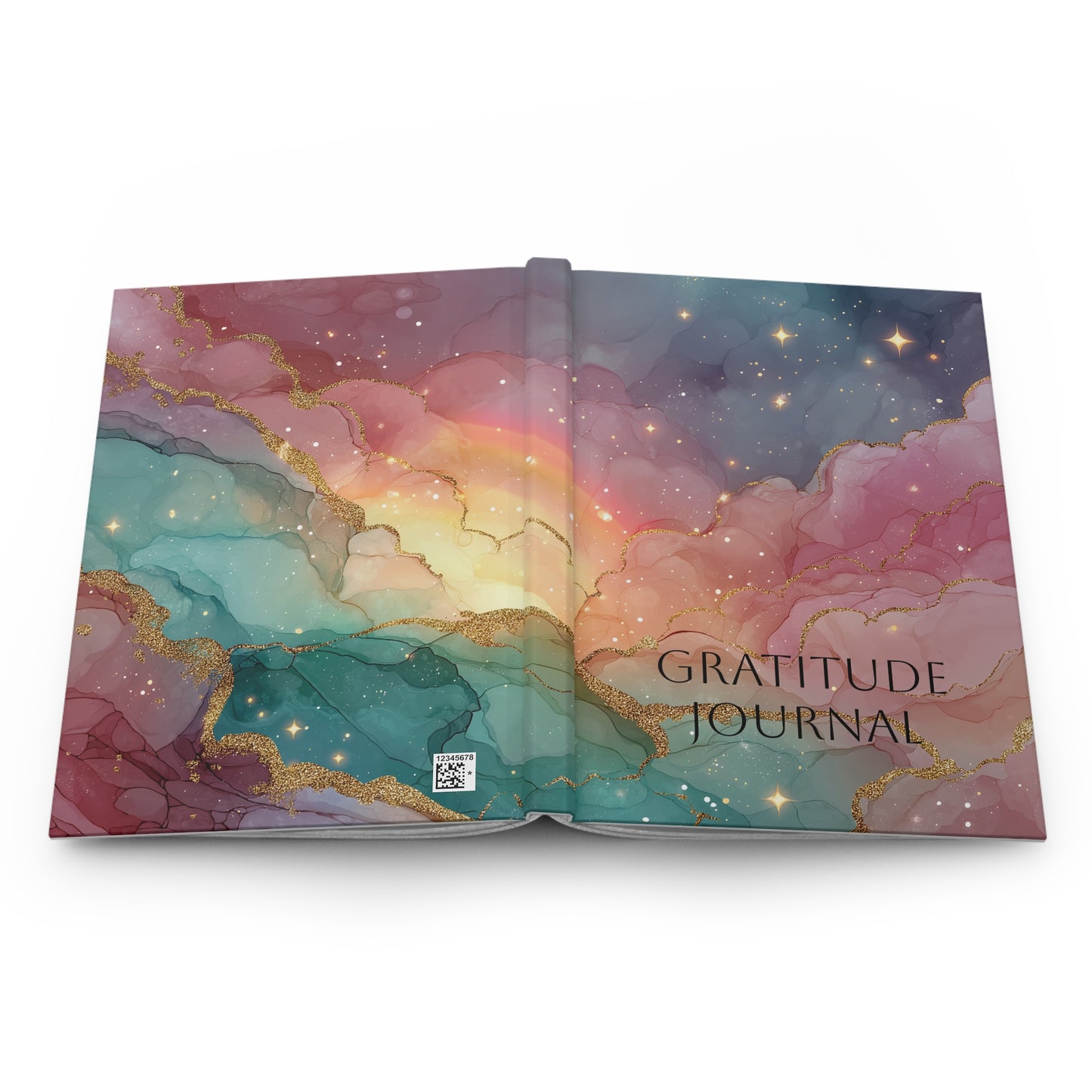 Colorful Pastel Dreams Hardcover Gratitude Notebook