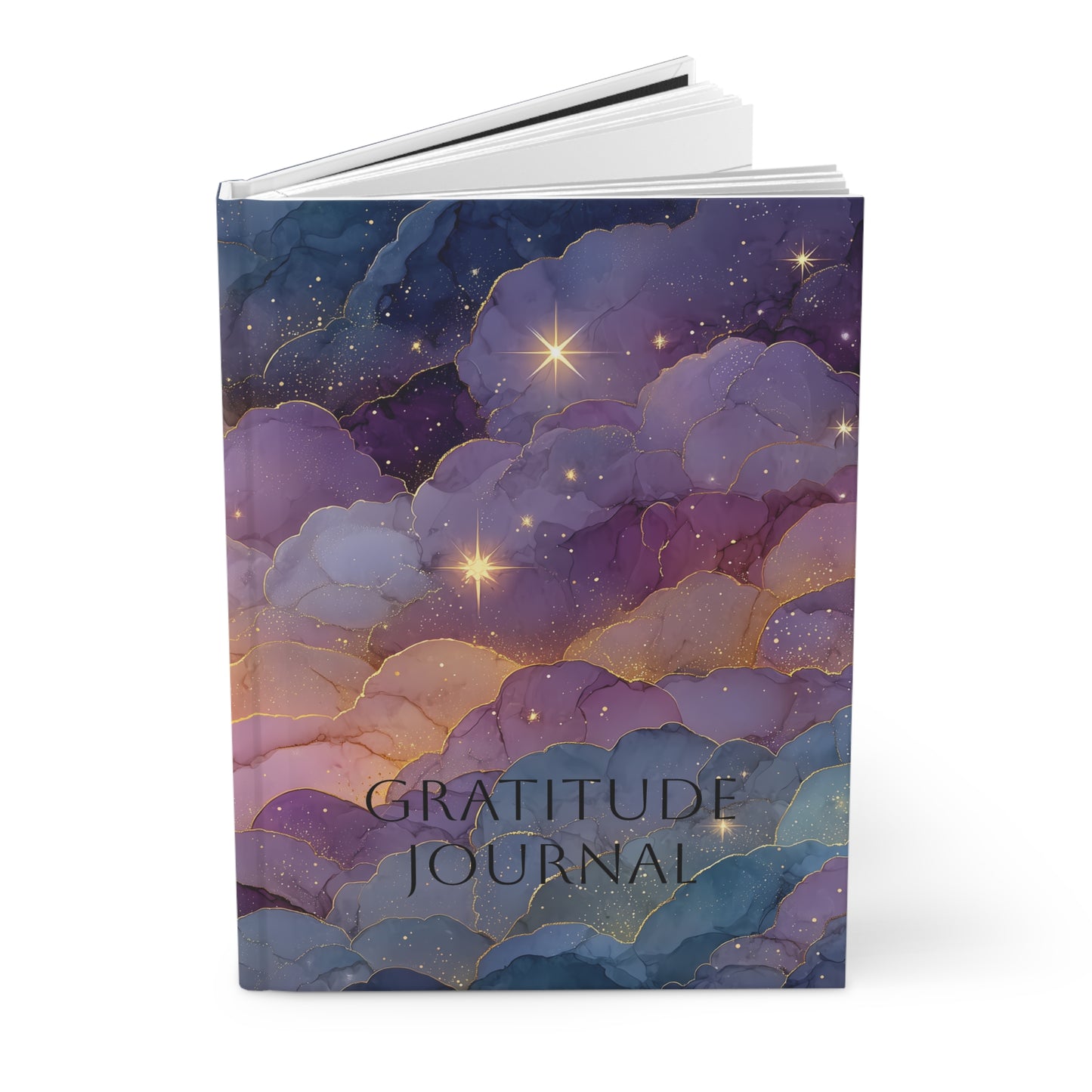 Purple Dreams Hardcover Notebook