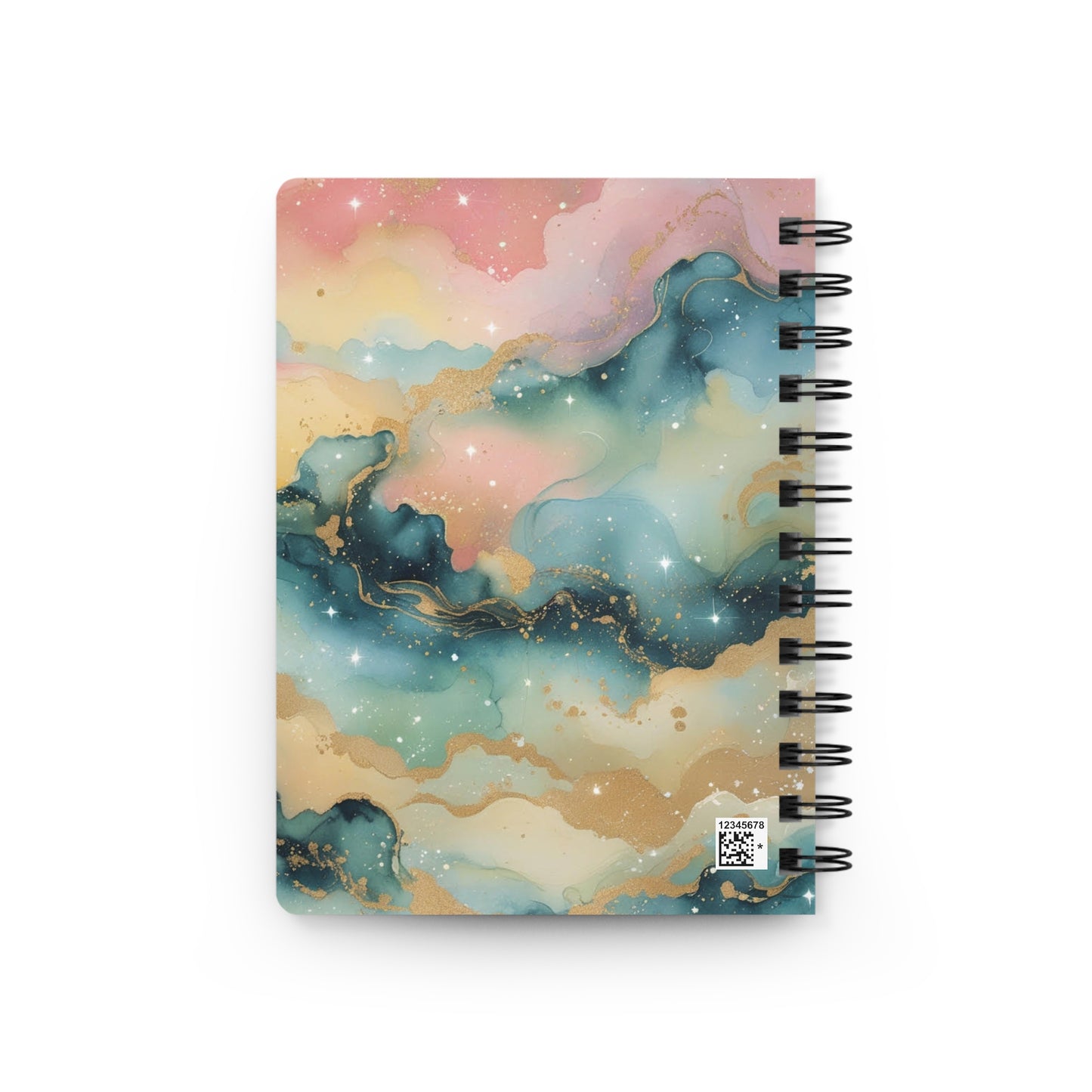 Magical Watercolor Stars Gratitude Spiral Bound Journal